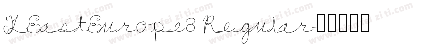 TLEastEurope3 Regular字体转换